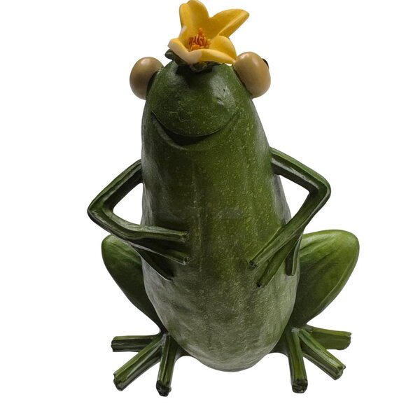 Zucchini Frog Enesco Home Grown Pickle Cucumber Figurine 4009281 Seagull 2007 - Picture 1 of 12